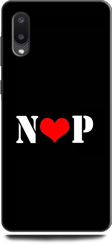 Afterglow Back Cover for SAMSUNG Galaxy M02 N P, N LOVES P, NAME, LETTER, ALPHABET, NP LOVE, HART  (Multicolor, Shock Proof, Pack of: 1)