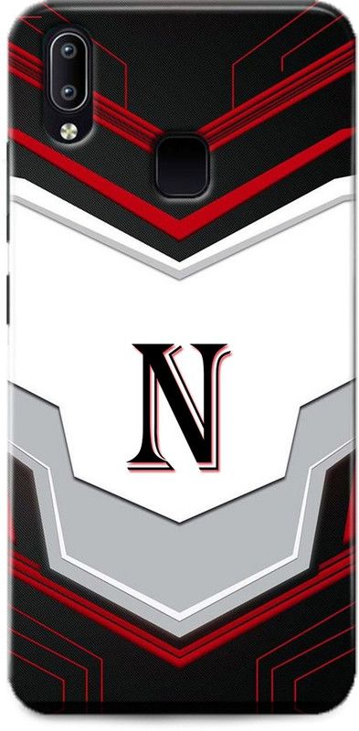 Afterglow Back Cover for Vivo V9 Pro N, N LETTER, N NAME, N ALPHABET, ALPHABET  (Multicolor, Shock Proof, Pack of: 1)