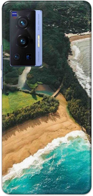 NDCOM Back Cover for Vivo X70 Pro Travel Beach Printed  (Multicolor, Hard Case, Pack of: 1)