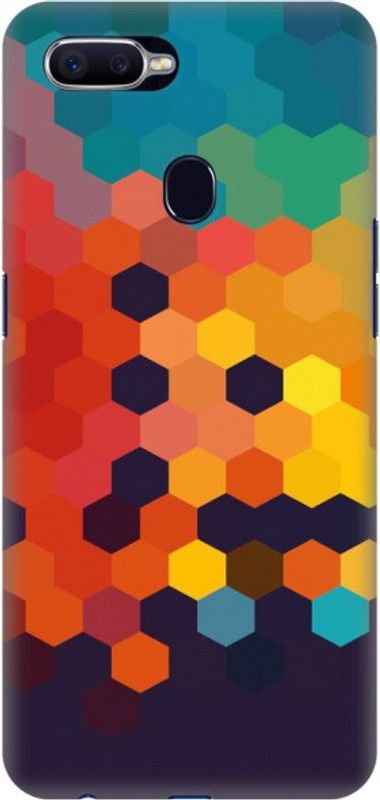 Hizowah Enterprises Back Cover for Oppo A7  (Multicolor, Hard Case, Pack of: 1)