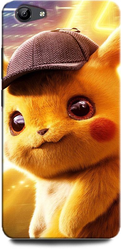 INDICRAFT Back Cover for Vivo Y71i, 1801, Pikachu, Printed  (Multicolor, Shock Proof, Pack of: 1)