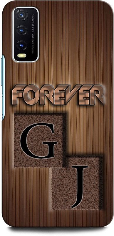 INTELLIZE Back Cover for VIVO Y20T GJ, G LOVE J, J LOVE G, G LETTER, J LETTER, GJ NAME  (Multicolor, Hard Case, Pack of: 1)