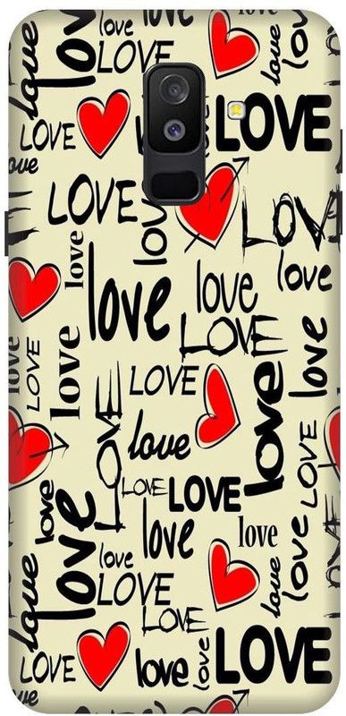 SSMORYA Back Cover for Samsung Galaxy On8, Samsung Galaxy J8 (2018) (ColorFul Heart) Printed Back Cover  (Multicolor, Waterproof, Pack of: 1)