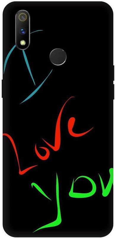 THE NARAYANA COLLECTIONS Back Cover for REALME 3-RMX1825-KUAR,QUEEN,BABY,GIRLS,LOVE  (Multicolor, Hard Case, Pack of: 1)