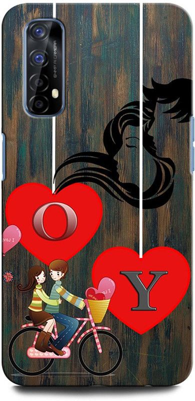 ORBIQE Back Cover for Realme 7 OY, O LOVE Y, Y LOVE O, O LETTER, Y LETTER, OY NAME  (Multicolor, Hard Case, Pack of: 1)