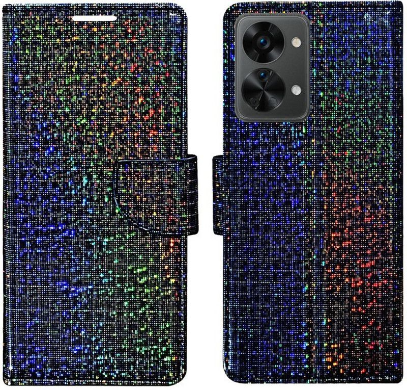 MyFlips Flip Cover for OnePlus Nord 2T 5G ( World's First Color Changing Flip Cover )  (Multicolor, Magnetic Case, Pack of: 1)