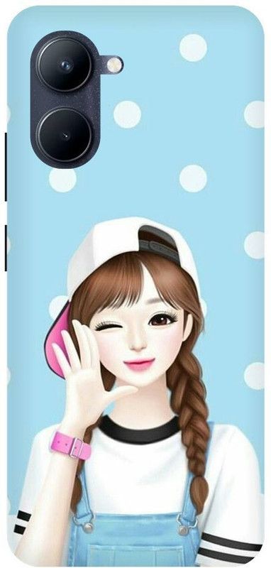 Vinsmoke Back Cover for Realme C33 Cute-Girl-Girl-Barbie-Cartoon-Doll-Love-Lovely-Girl-260  (Multicolor, Shock Proof)
