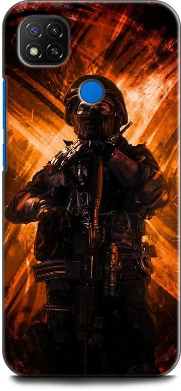 Wall Art Back Cover for Redmi 9 ARMY, ARMY LOGO, SOLDIER, MILITARY  (Multicolor, Dual Protection, Pack of: 1)