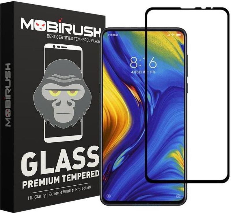 MOBIRUSH Edge To Edge Tempered Glass for Mi Mix 3  (Pack of 1)