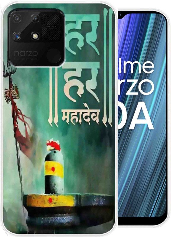 SuperQueen Back Cover for Realme Narzo 50A  (Multicolor, Flexible, Silicon)