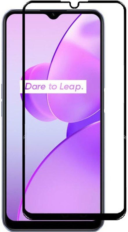 CASEHUNT Edge To Edge Tempered Glass for Realme C31  (Pack of 1)