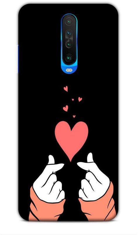 CRAFTARA Back Cover for Xiaomi Poco X2  (Black, Pink, Hard Case)