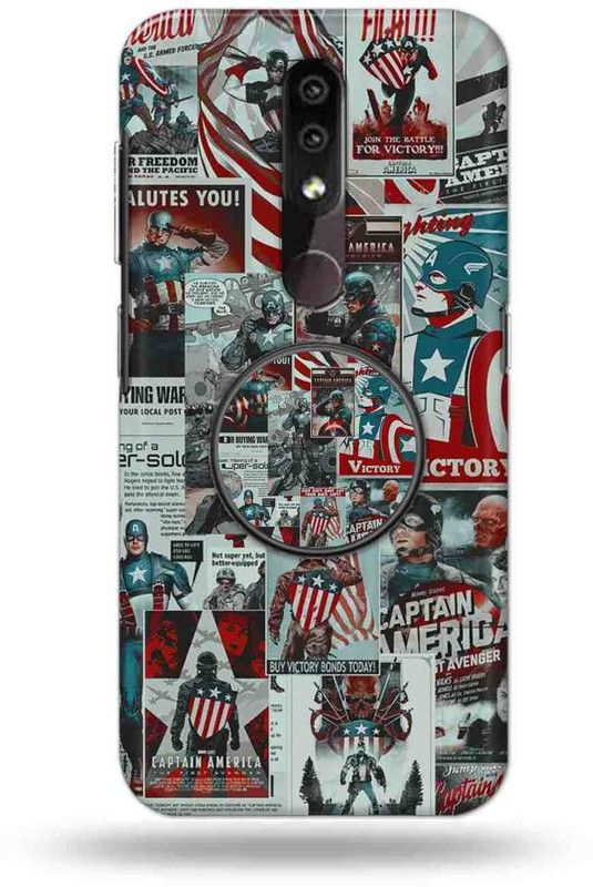 NDCOM Back Cover for Nokia 4.2  (Multicolor, Cases with Holder, Pack of: 1)