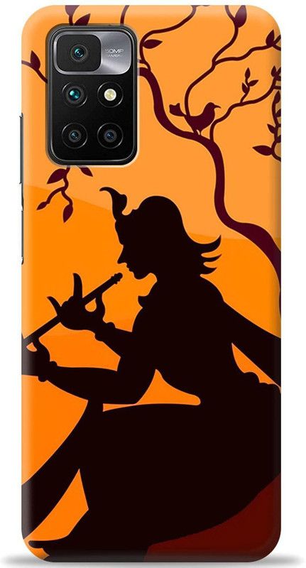 Swagr Back Cover for Mi Redmi 10 Prime  (Orange, Shock Proof, Pack of: 1)