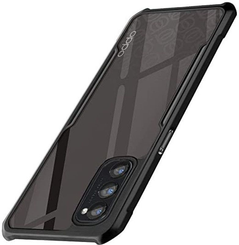WOW Imagine Bumper Case for Oppo Reno 4 Pro  (Black, Shock Proof, Pack of: 1)