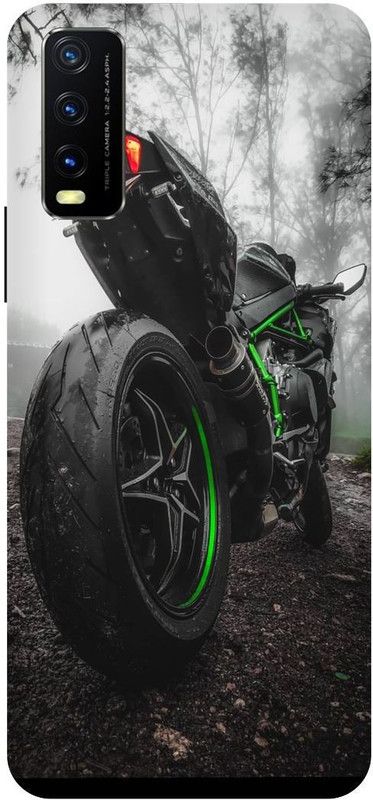 Bluvver Back Cover for Vivo Y12s, V2033, Printed Ninja Lover Superbike Back Cover  (Multicolor, Hard Case, Pack of: 1)