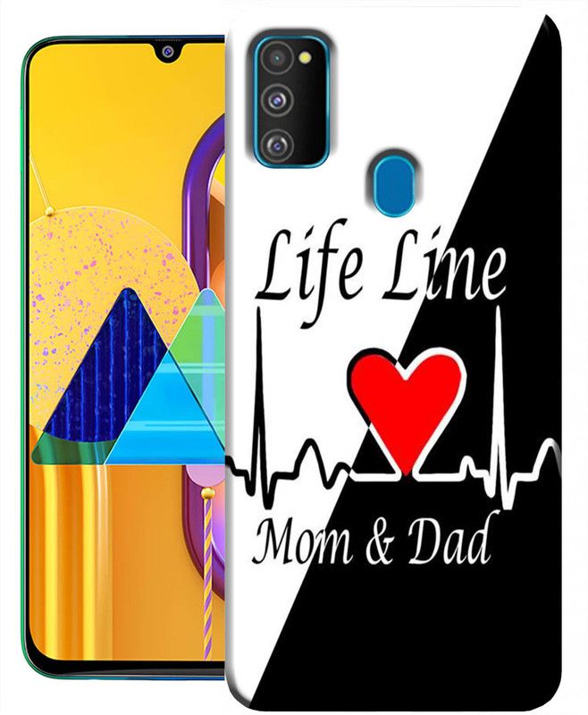 MORITZ Back Cover for Samsung Galaxy M21 Back Cover/ Samsung Galaxy M21 Mobile back cover  (Multicolor, Anti-radiation, Silicon)