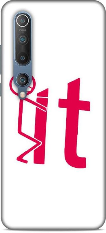 Keviv Back Cover for Mi 10  (White, Pink, Pack of: 1)