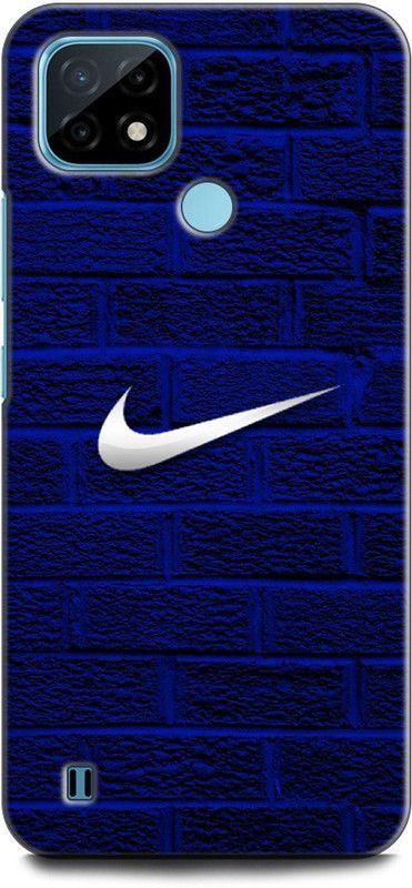 INDICRAFT Back Cover for Realme C21Y, RMX3261 NIKE, LOGO, SIGN, NIKE EMBOLEM  (Multicolor, Dual Protection, Pack of: 1)