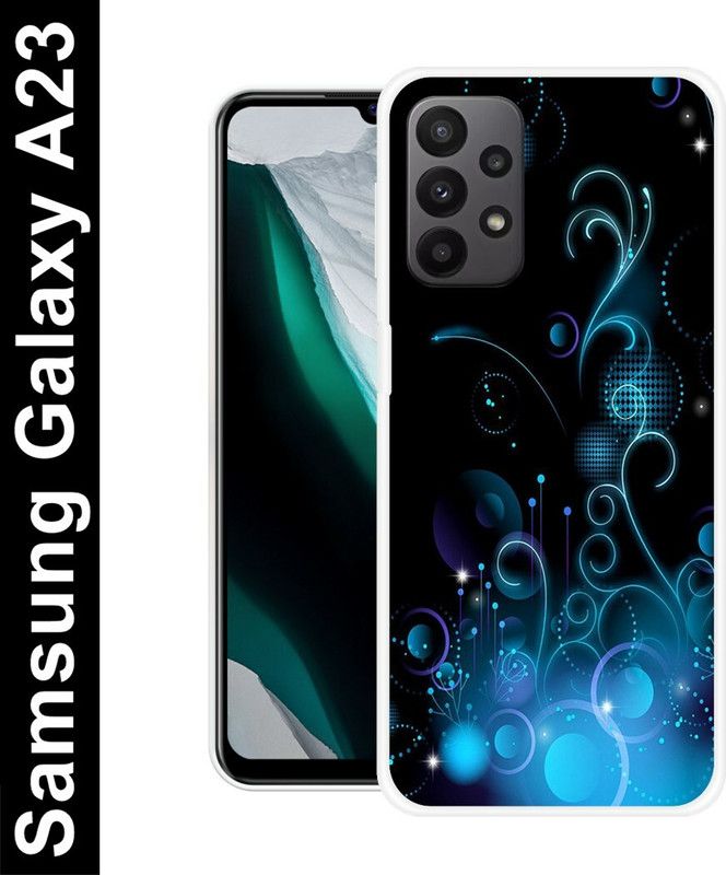 Artage Back Cover for SAMSUNG Galaxy A23  (Black, Blue, Silicon, Pack of: 1)