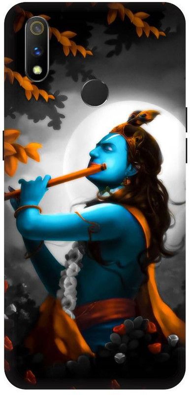 URCHIN Back Cover for Realme 3 Radha Krishna, Krishna and radha, Krishna, God  (Multicolor, Shock Proof, Pack of: 1)