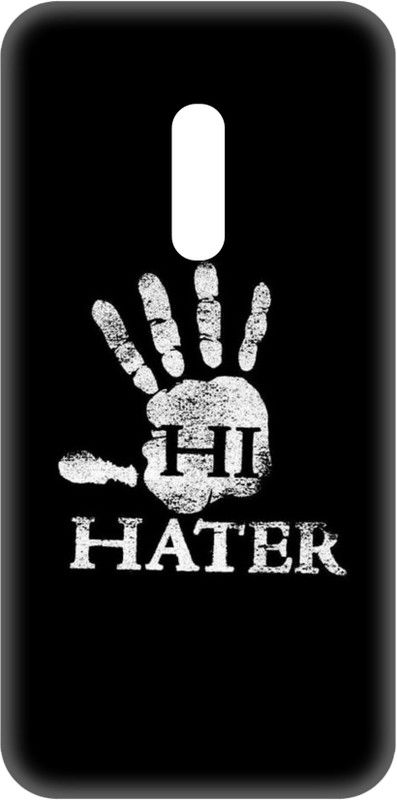 Smutty Back Cover for Realme X, RMX1901, RMX1903 - Hi Hater Print  (Multicolor, Grip Case, Pack of: 1)