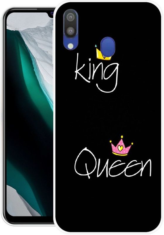 REALKING Back Cover for Samsung Galaxy M20, Samsung M20  (Multicolor, Grip Case, Silicon)