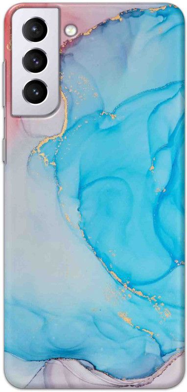 NDCOM Back Cover for SAMSUNG Galaxy S21 Plus 5G Marble Blue Printed  (Multicolor, Hard Case, Pack of: 1)