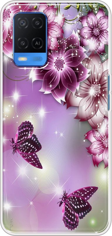 Hansviprint Back Cover for OPPO A54  (Multicolor, Grip Case, Silicon, Pack of: 1)