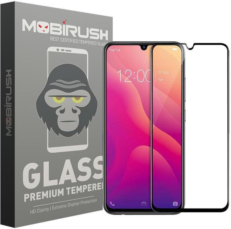 MOBIRUSH Edge To Edge Tempered Glass for Vivo Y95  (Pack of 1)