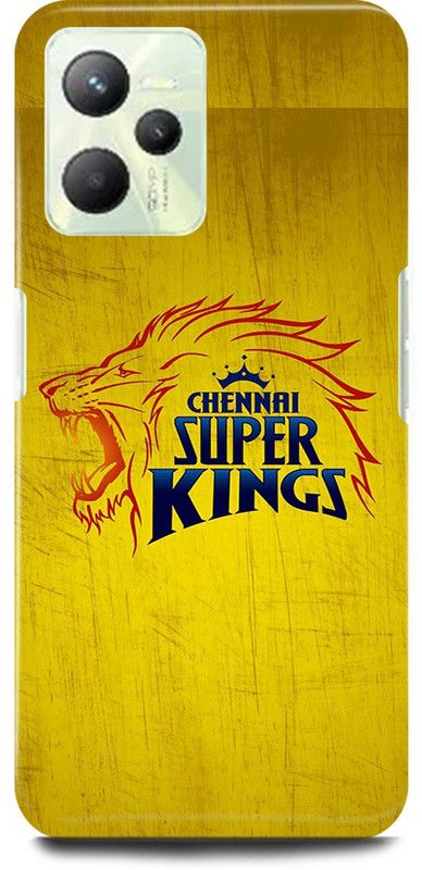 play fast Back Cover for Realme C35, RMX3511 CHENNAI, SUPER, KINGS, IPL, TEAM, LOGO  (Yellow, Hard Case, Pack of: 1)