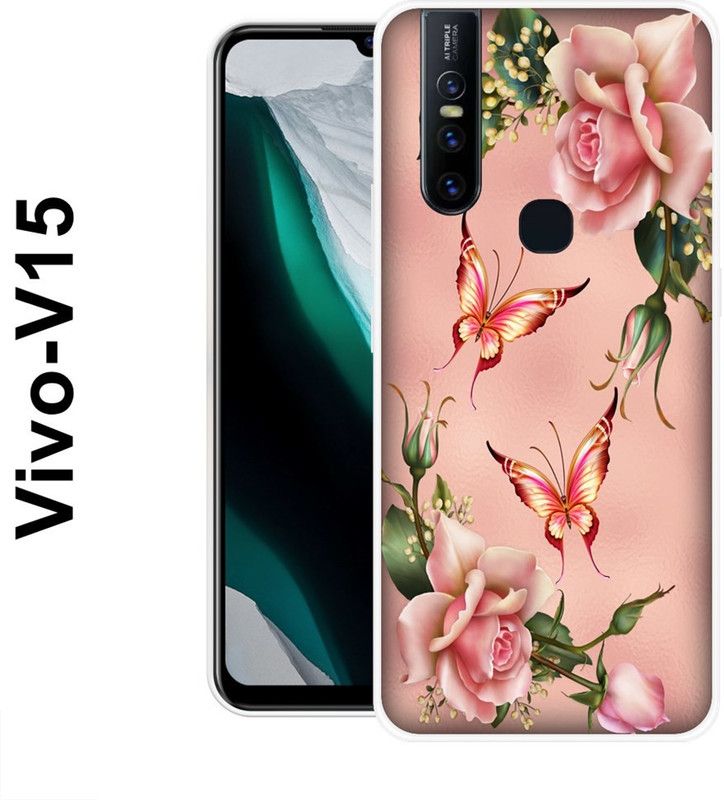 VITARO Back Cover for Vivo V15  (Multicolor, Grip Case, Silicon)