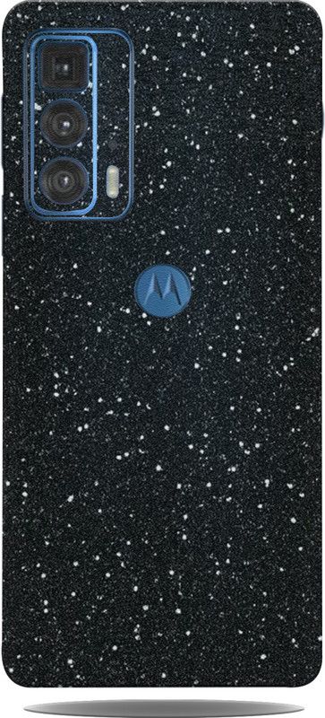 Mclaxa Black Gliter Mobile Back Skin, Black Gliter, MOTOROLA EDGE 20PRO Mobile Skin  (Black Gliter Skin With Super Matte Finish)