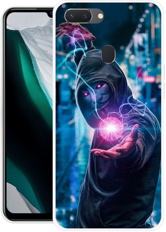 DESILOVE Back Cover for Realme 2, Oppo A5  (Multicolor, Grip Case, Silicon, Pack of: 1)