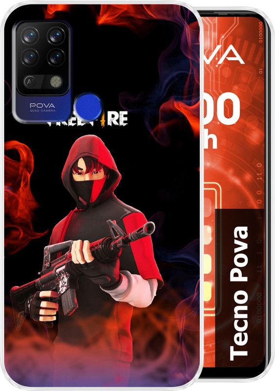 vipax Back Cover for Tecno Pova  (Multicolor, Grip Case, Silicon, Pack of: 1)