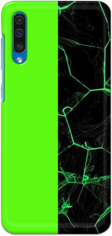 NDCOM Back Cover for Samsung Galaxy A50s Neon Marble Printed  (Multicolor, Hard Case, Pack of: 1)