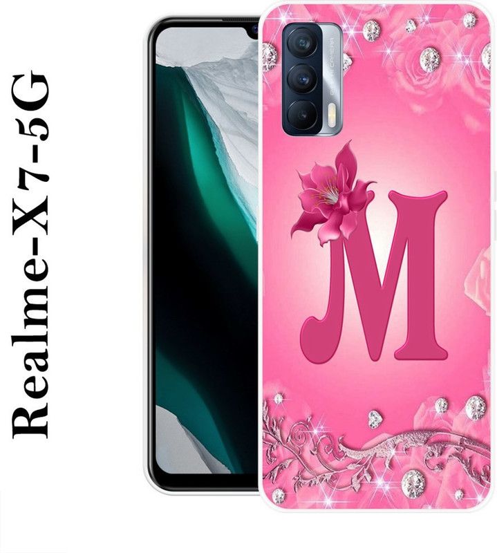 SUPERCASE Back Cover for Realme X7 5G  (Pink, Silicon)
