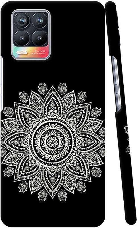 G4E-GIFT4EVER Back Cover for Realme 8 Pro  (Black, White, Pack of: 1)