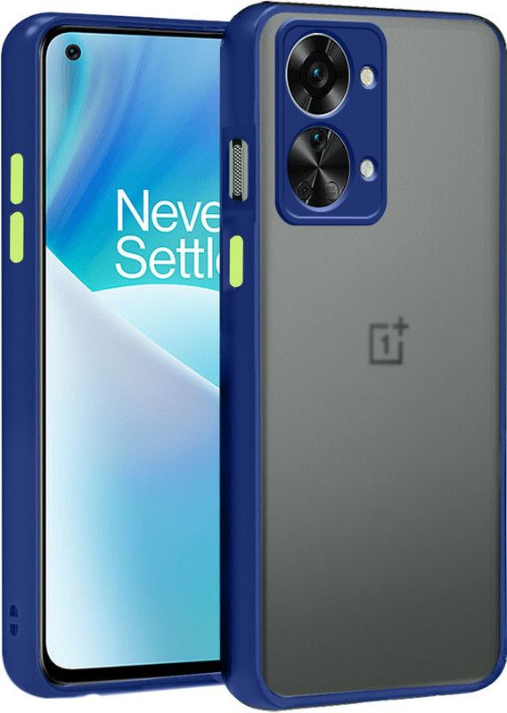 Winble Back Cover for OnePlus Nord 2T Back Cover I 360 Degree Protection I Matte Finish I Camera Protection  (Blue, Camera Bump Protector, Pack of: 1)