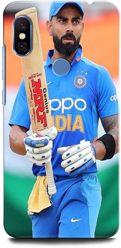 ORBIQE Back Cover for Redmi Note 6 Pro KOHLI, VIRAT KOHLI, CRICKET, INDIAN CRICKET  (Multicolor, Shock Proof, Pack of: 1)