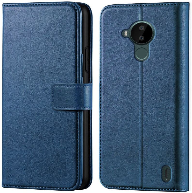 ponyta Flip Cover for Nokia C30  (Blue, Dual Protection, Pack of: 1)