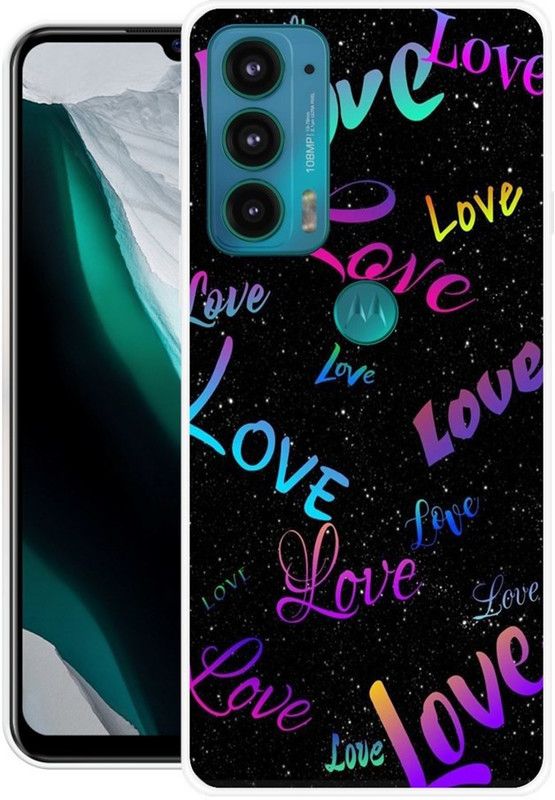 Krtagy Back Cover for Motorola Edge 20  (Black, Dual Protection, Silicon, Pack of: 1)
