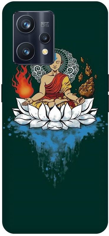 THE NARAYANA COLLECTIONS Back Cover for REALME 9 PRO PLUS- RMX3392-BUDHA,PEACE,ALONE,ROSE,DIFRENT  (Multicolor, Hard Case, Pack of: 1)