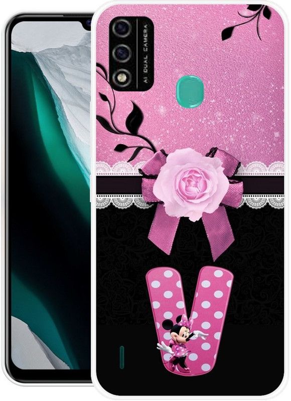 PINKZAP Back Cover for Itel A48  (Multicolor, Grip Case, Silicon, Pack of: 1)
