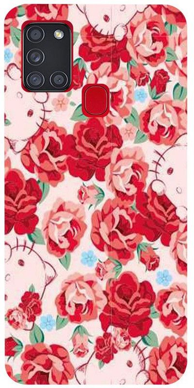 Golden mask Back Cover for Vivo X60  (Red, Pink, Silicon)