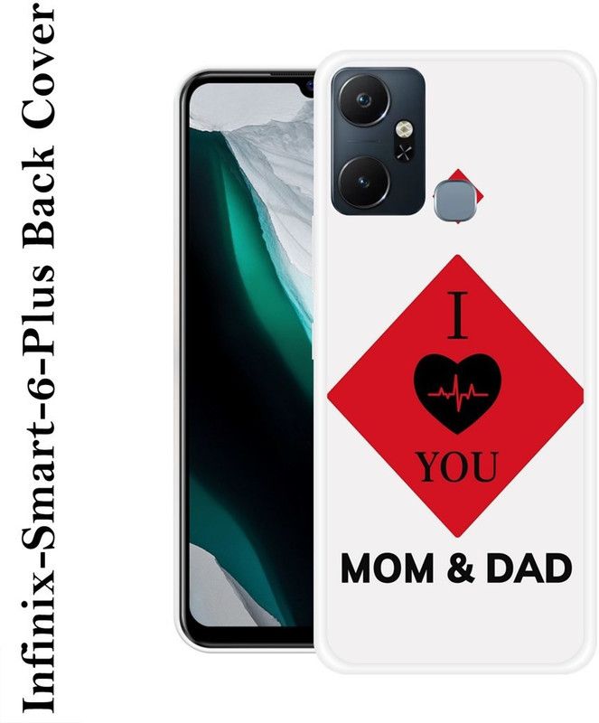SIMAWAT Back Cover for Infinix Smart 6 Plus  (Multicolor, Grip Case, Silicon, Pack of: 1)