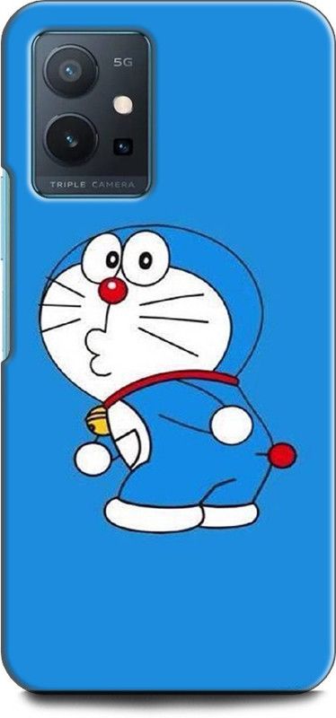 Wall Art Back Cover for Vivo Y75 (5G) DORAEMON, NOBITA, CARTOON, FUNNY, CUTE, DORAEMON, DOREMON  (Multicolor, Dual Protection, Pack of: 1)
