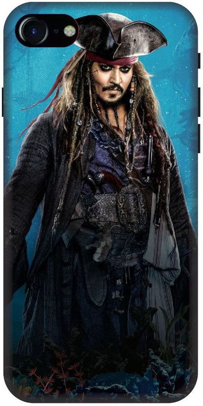 UMPRINT Back Cover for Apple Iphone 7 Johnny depp, Art Printed Back Cover  (Multicolor, Hard Case, Pack of: 1)
