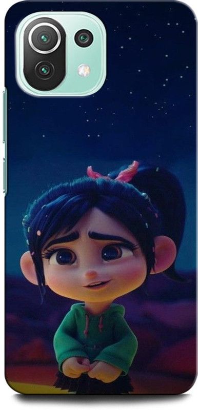 INTELLIZE Back Cover for Mi 11 Lite, Xiaomi 11Lite NE GIRL, ANIME, BTS, LOVELY GIRL, CARTOON, CUTE GIRL, DOLL  (Multicolor, Hard Case, Pack of: 1)