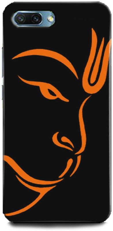 INDICRAFT Back Cover for Honor 10  (Black, Orange, Shock Proof, Pack of: 1)